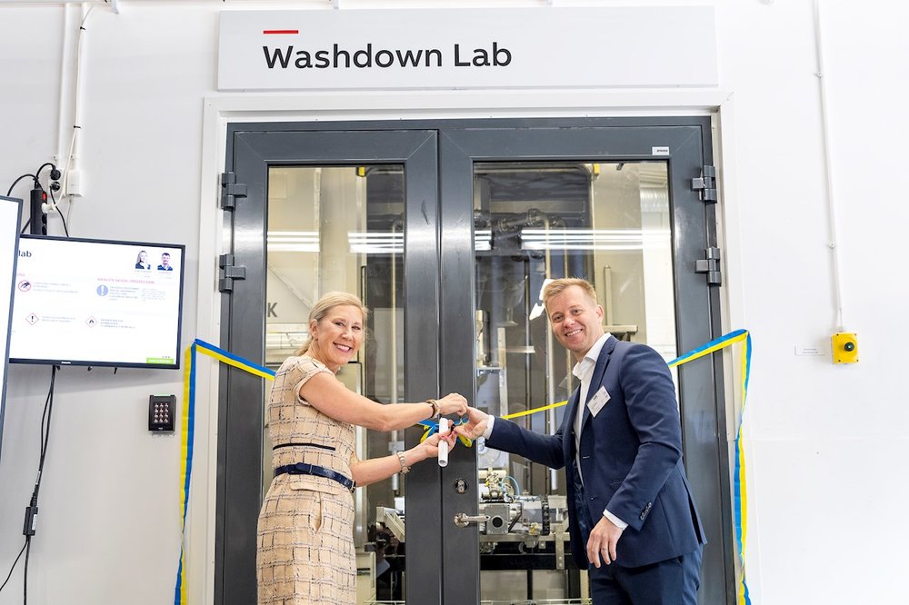 ABB:s corporate research öppnar nytt labb för rengöringstester